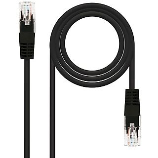 Cable de red - NANOCABLE 10.20.0403-BK, Cat-6, , Negro