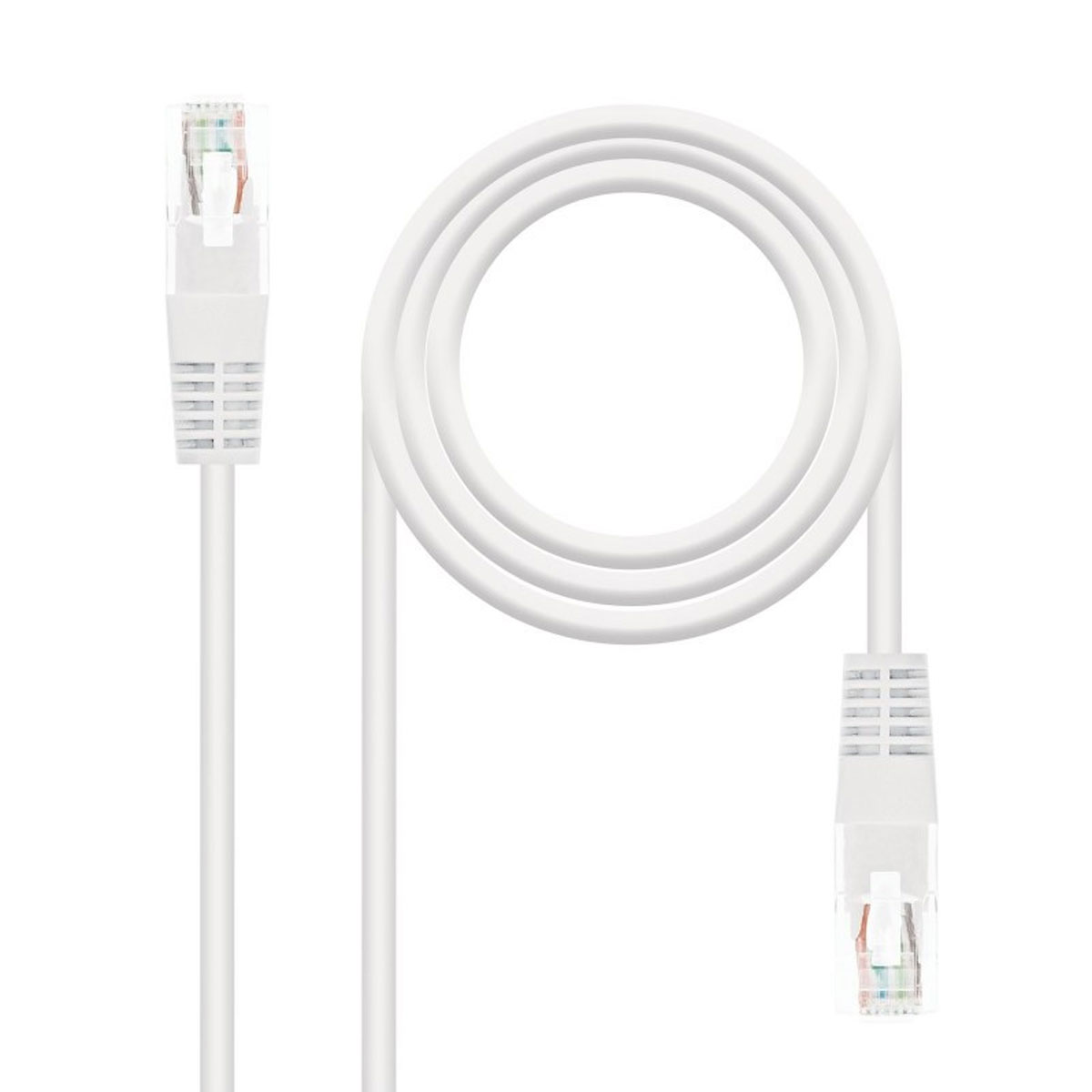 Cable de red - 10.20.0401-W NANOCABLE, Blanco