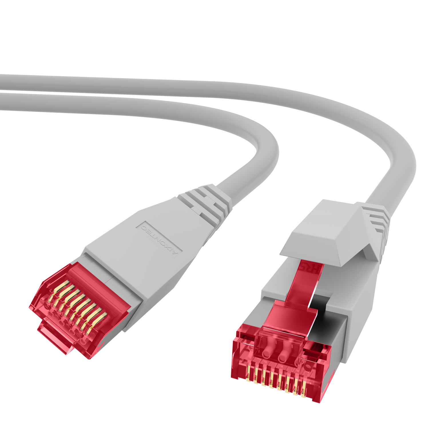 0,5m Gigabit, Netzwerkkabel, Lankabel AIXONTEC Patchkabel 0,5 m RJ45 2x Ethernetkabel 10