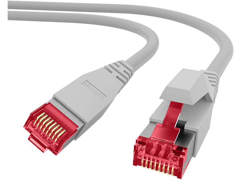 AIXONTEC 2x m RJ45 Gigabit, Lankabel 0,5m Patchkabel Netzwerkkabel, 10 Ethernetkabel 0,5