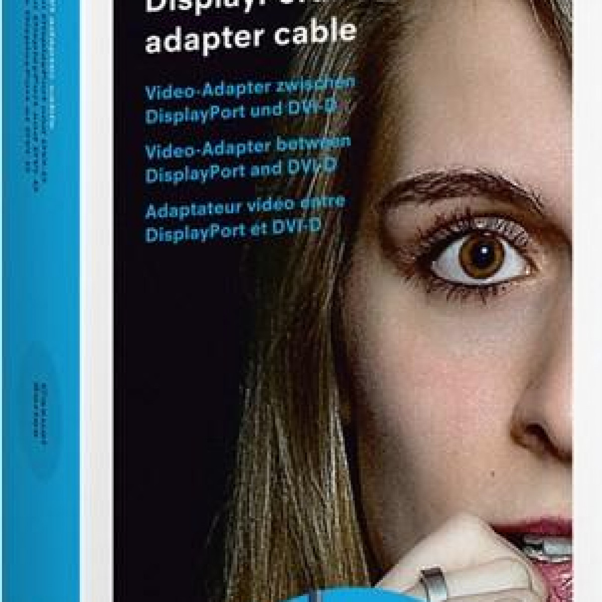 CLICKTRONIC Aktives DisplayPort-auf-DVI-D-Adapterkabel, Adapterkabel DisplayPort