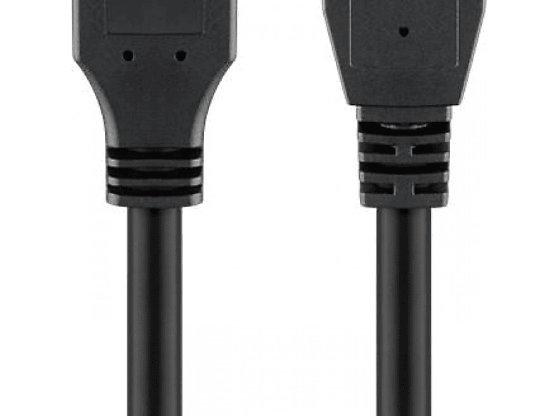 GOOBAY USB 3.0 SuperSpeed Kabel, Schwarz USB Kabel