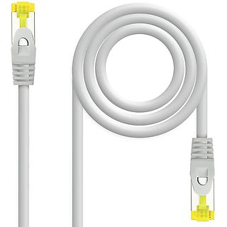 Cable de red - NANOCABLE 10.20.1900-L30-W, Cat-6A, , Blanco