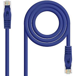 Cable de red - NANOCABLE 10.20.1800-L25-BL, Cat-6A, , Azul