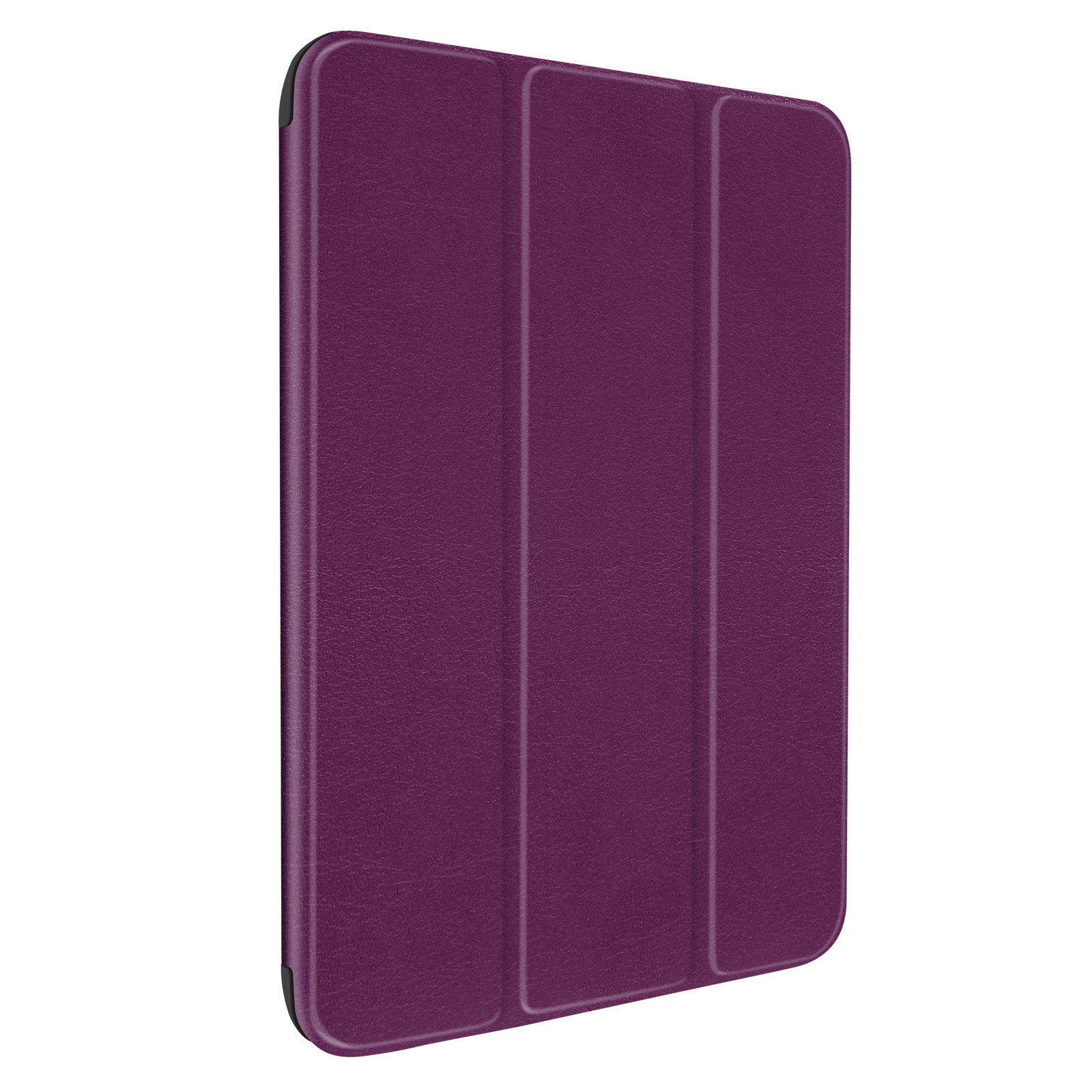 AVIZAR Trifold Series Etui Bookcover Polycarbonat, Violett Kunstleder und Apple für