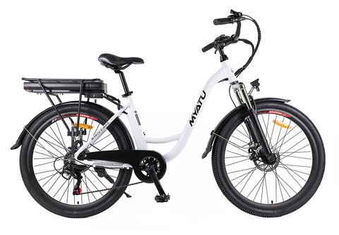 | Zoll, 26 Damenrad Cityrad (Laufradgröße: MYATU Elektrofahrrad Erwachsene-Rad, 5685 MediaMarkt Weiß) 450,
