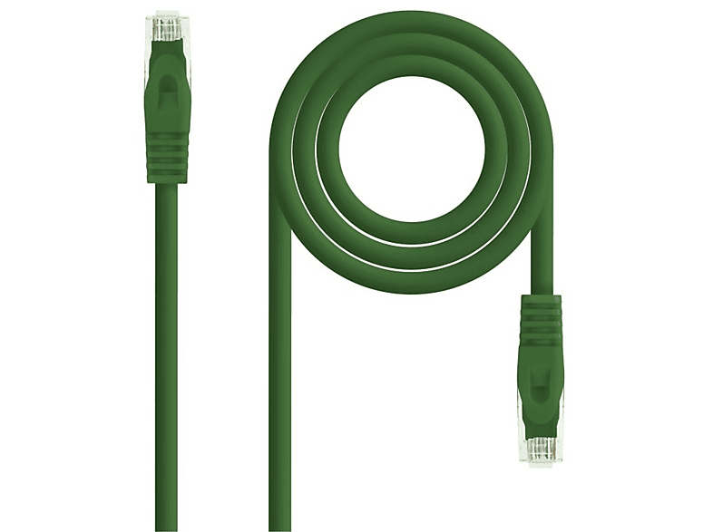 Nanocable Cable De Red Latiguillo RJ45 LSZH Cat.6a UTP AWG24 0.50m - Color Blanco-10.20.1800-W