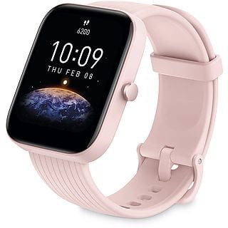 Smartwatch - AMAZFIT Bip 3 PRO, 20 mm, Plástico, Rosa