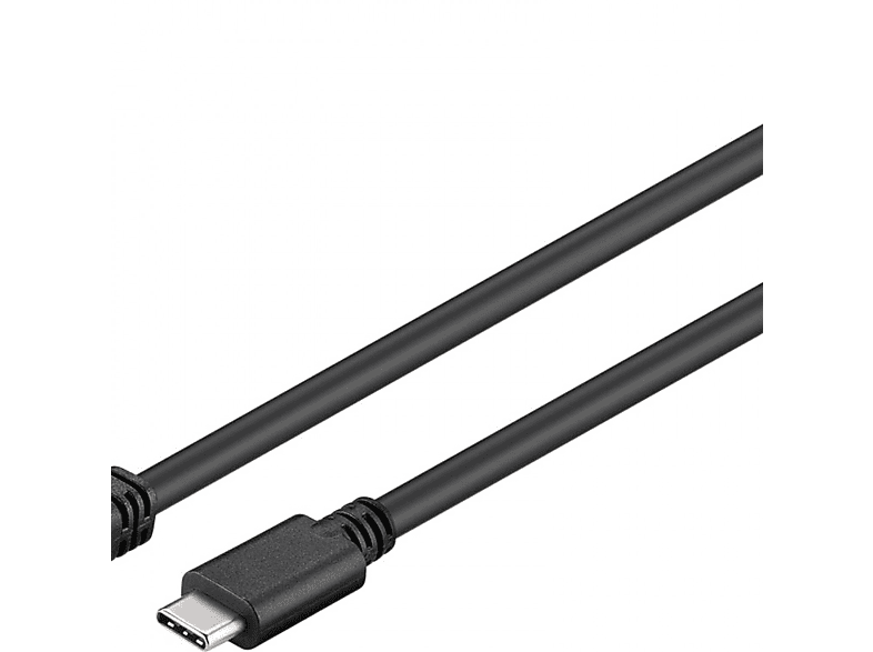 GOOBAY USB-C™ Verlängerung USB 3.1 Generation 1, Schwarz USB Kabel