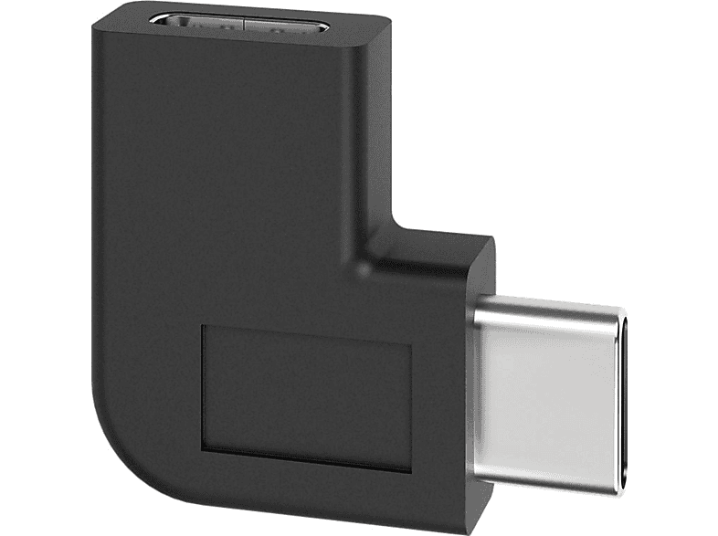GOOBAY Adapter USB-C™ auf USB-C™ 90°, schwarz USB Adapter