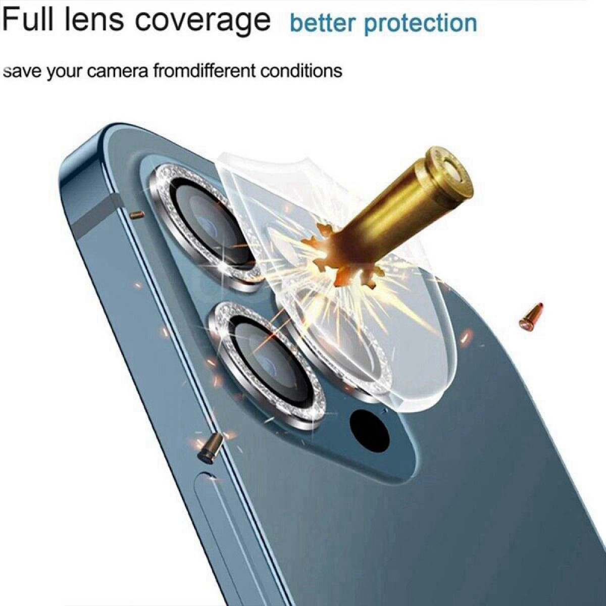 INF Kameraschutz 3er-Pack iPhone Pro/13 Linsenschutz(für 13 Pro Max) Apple