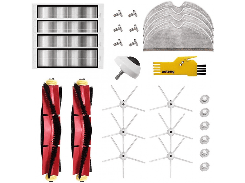 MIKONG 30-teiliges Zubehörset Für Xiaomi Roborock Staubsaugerroboter