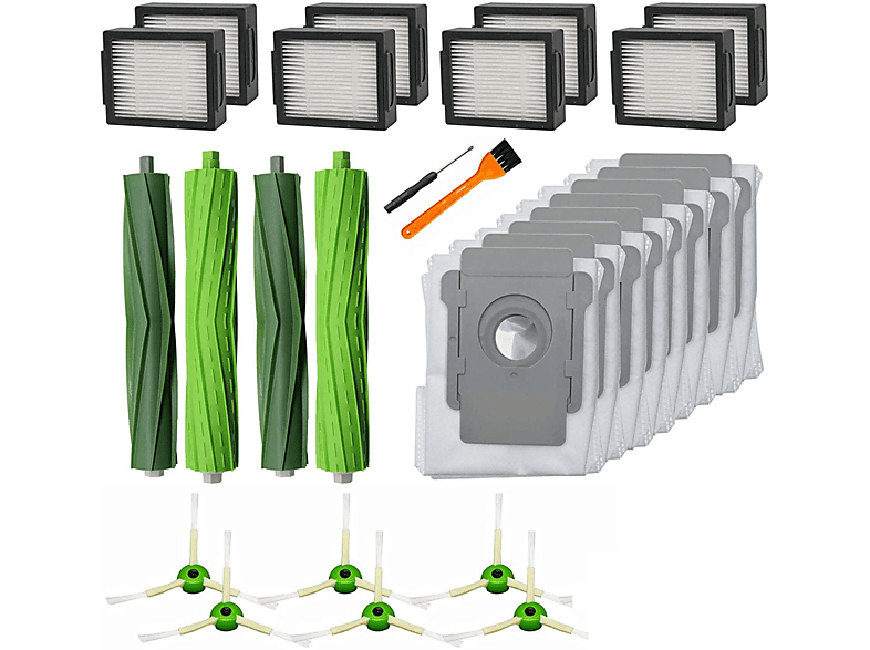 Ersatzteile Set Für Aonus I8 Saugroboter - Bürsten & Filter & Staubbeutel