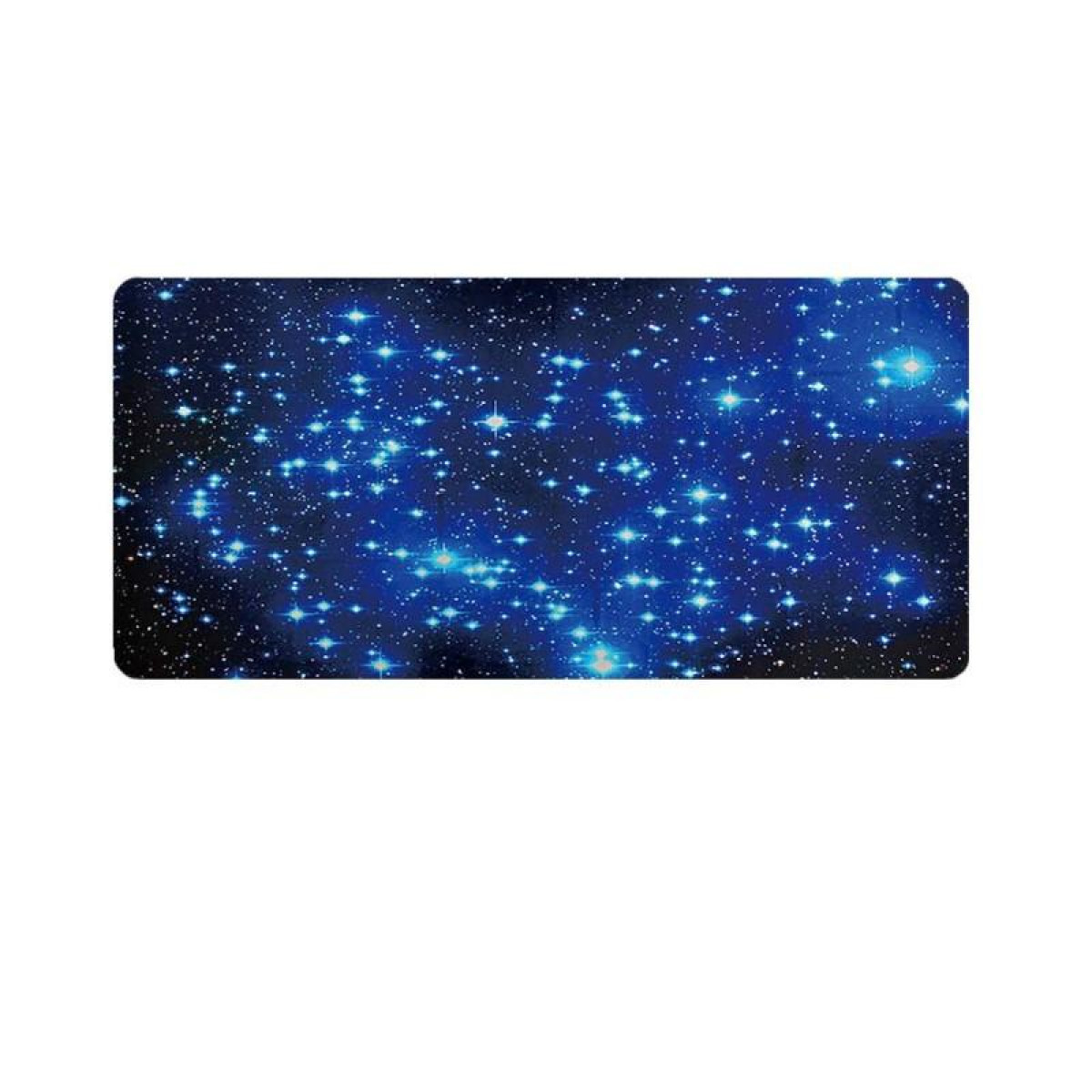 INF Großes Mauspad mit Sternenhimmelmuster cm Schwarz/Blau (0,2 Mauspad cm x 80 cm) 30x80