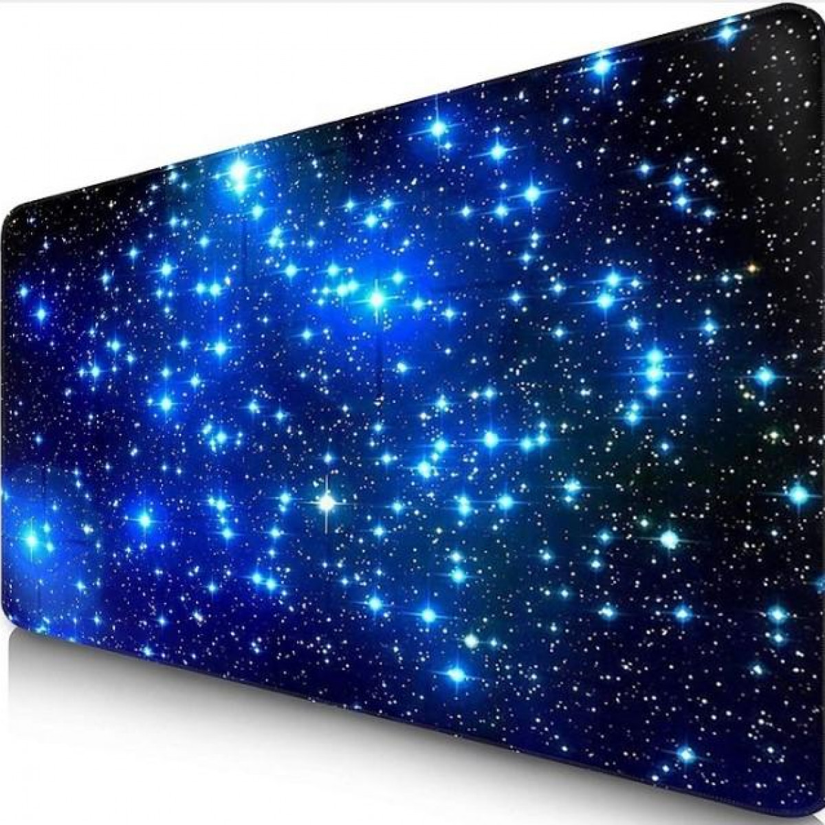 INF Großes Mauspad Sternenhimmelmuster Schwarz/Blau mit cm cm) cm (0,2 x 30x80 Mauspad 80