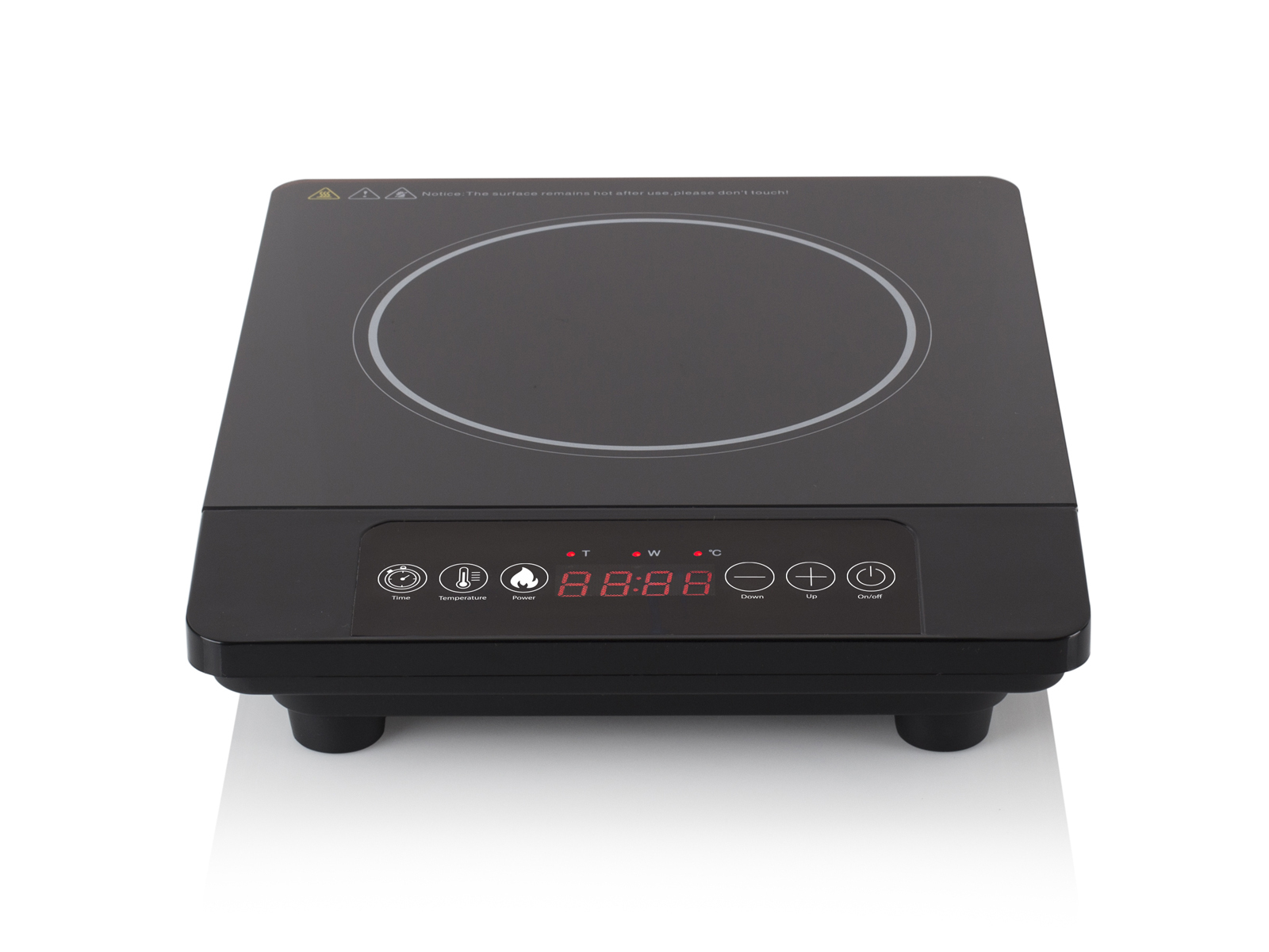 PIASTRA A INDUZIONE TRISTAR IK-6178 PIASTRA INDUZIONE, Assorbimento potenza 2000 W, Zone di cottura 1, Dimensione prima piastra di cottura 24 cm, NERO / PLASTICA-VETRO