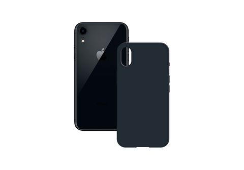 Funda silicona iphone XR textura suave Negro