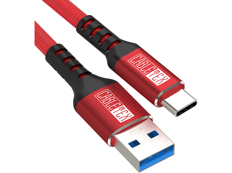 C USB-Kabel, Rot CABLETEX USB Kabel