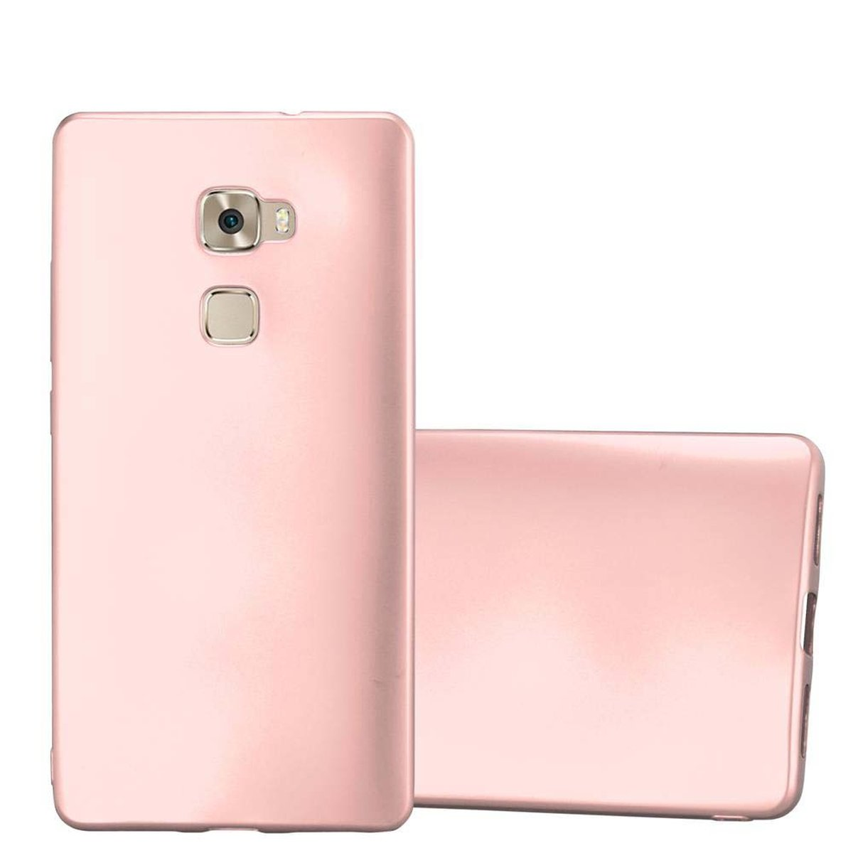 CADORABO TPU Matt Metallic GOLD S, Huawei, Backcover, METALLIC MATE ROSÉ Hülle