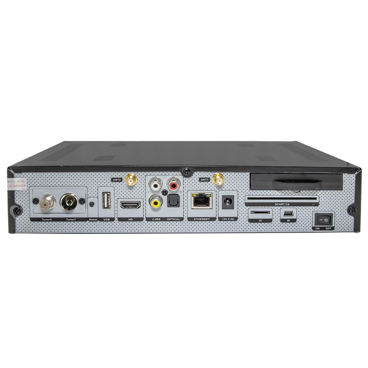 HD66 SE Twin Sat-Receiver 500GB Tuner, (PVR-Funktion, 1xDVB-S2X MUT@NT 1xDVB-C/T2 Schwarz)