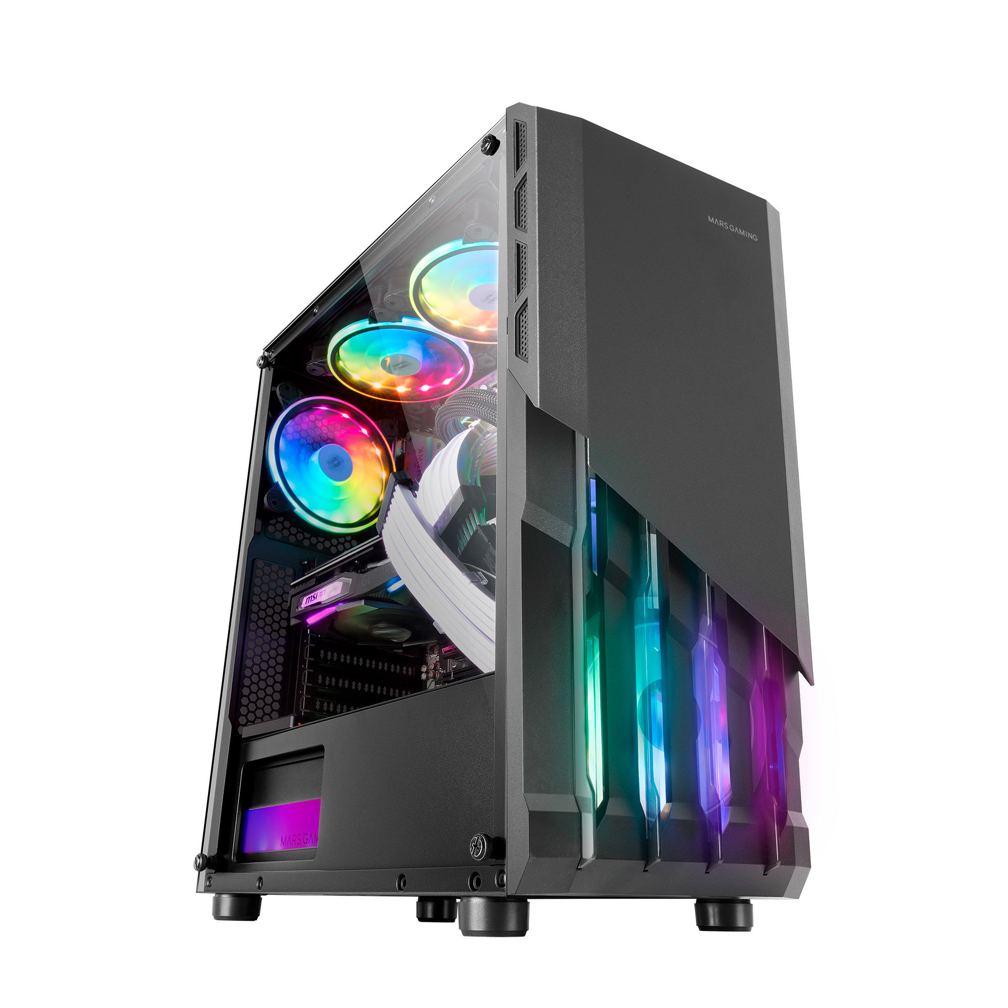 Carcasa PC - MCX7 MARS GAMING, Negro