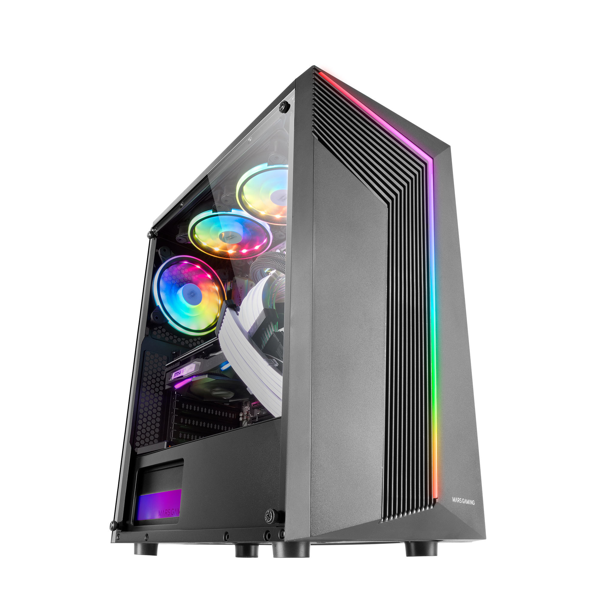 Carcasa PC - MCX2 MARS GAMING, Negro