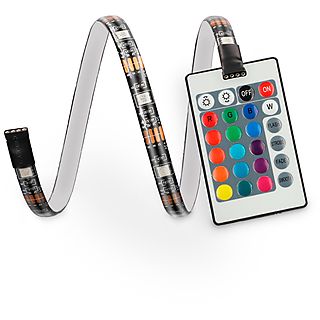 Tiras LED de colores para TV  - ColorLed de Colores RGB 3m TV Control Remoto KSIX, Multicolor