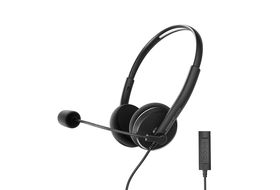 Cascos para PC y Oficina Hama HS-USB300 V2 Estéreo Negro - Auriculares -  Los mejores precios