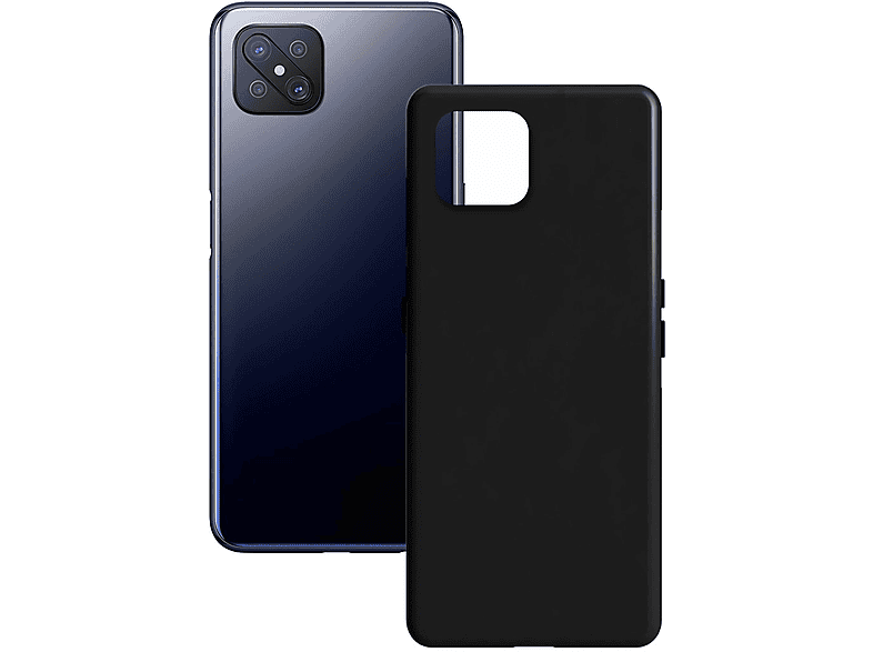 Custodia quadrata in silicone liquido per OPPO A92s Reno4 Reno 4Z Z 5G