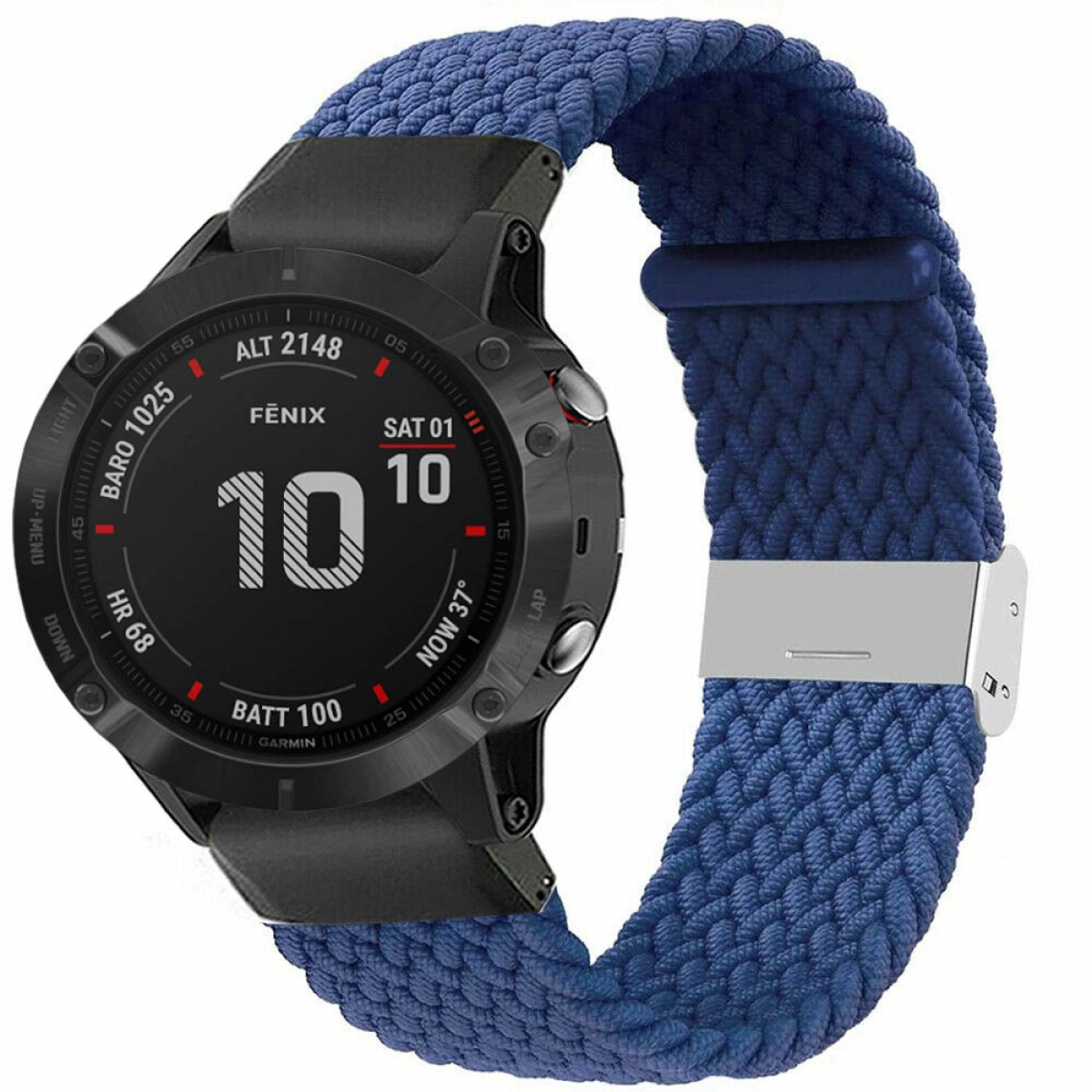 Ersatzarmband, Garmin Blau Braided, 6X, Garmin, CASEONLINE Fenix