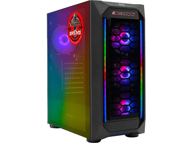 SCREENON Gamer PC T50110, HighEnd Gaming PC mit AMD Ryzen™ 5 Ryzen 5