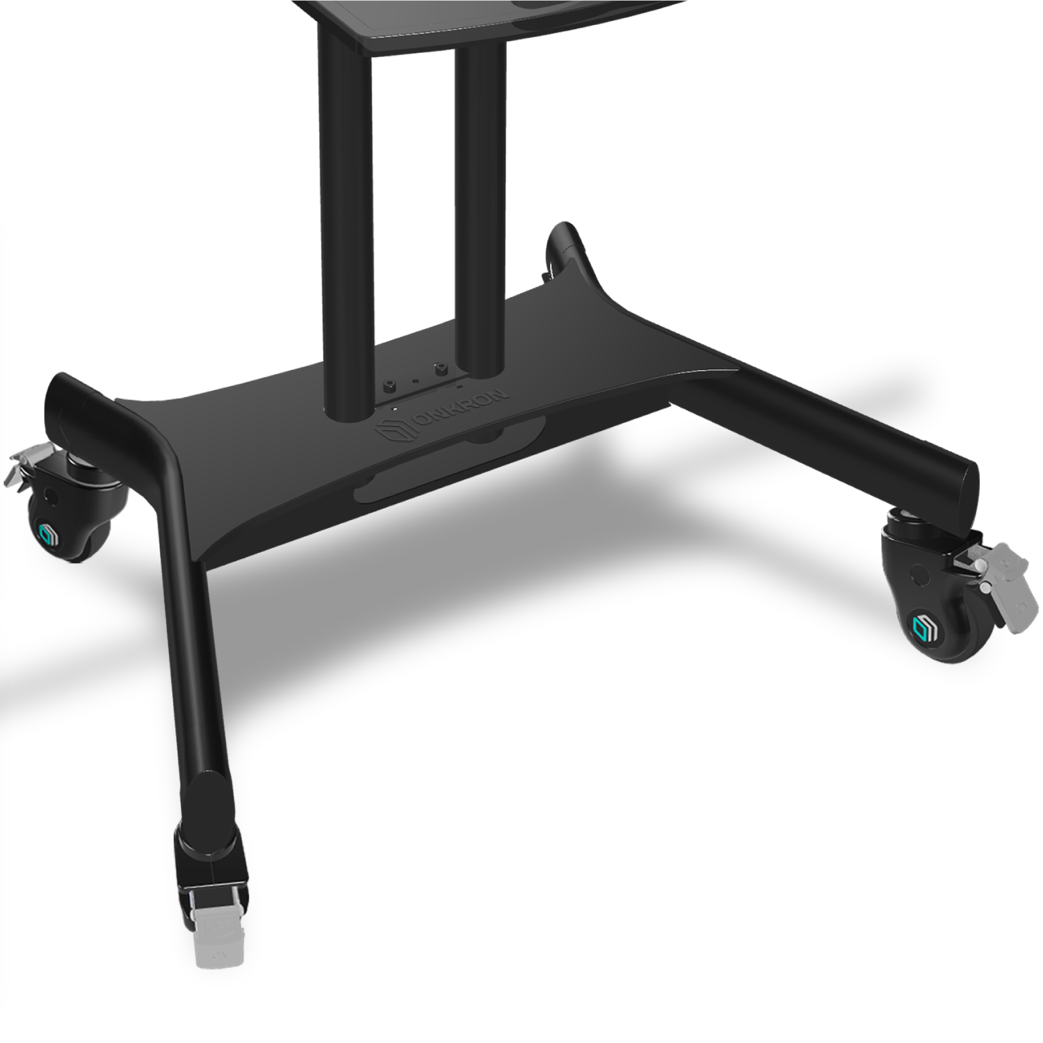 Räder für Ständer ONKRON 4er-Set Ausrüstung ⌀75 TV für AWL75 mm TV Ständer ONKRON Weiß Mobile Räder-Rollen Designer