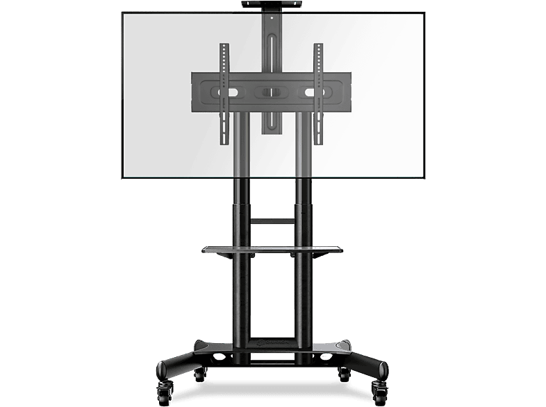 Mobiler TV-Ständer 50"-90", Max. 100 Kg, Neigbar, Schwarz TS1891 – DE