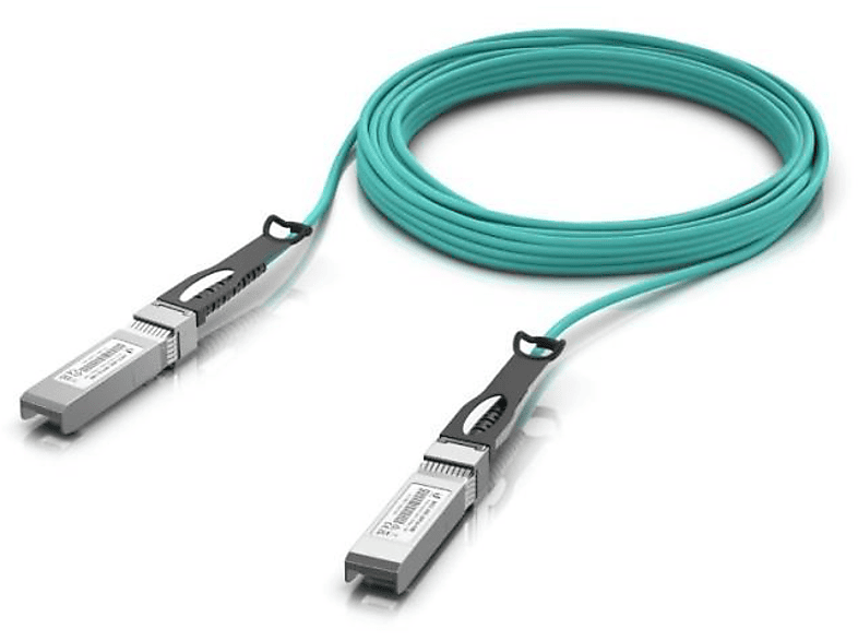 UBIQUITI UACC-AOC-SFP10-10M SFP+ Direct Attachment Active Cable (AOC), Türkis