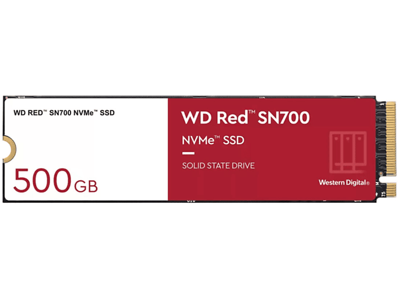 WESTERN DIGITAL WD Red SN700, 500 GB, SSD, intern | Interne 2,5 Zoll HDD Festplatten