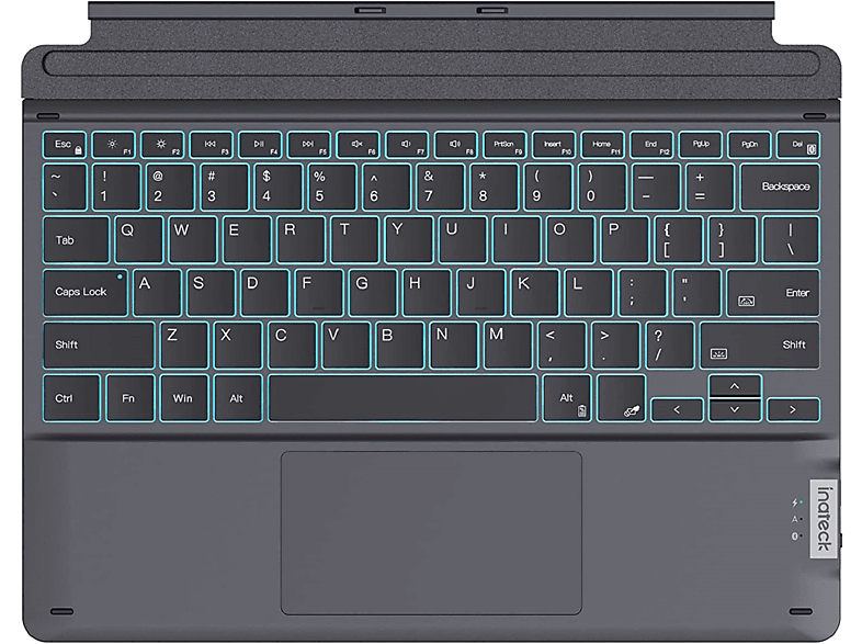 INATECK Tastatur für Surface Pro 8/9/X mit 7Farbiger