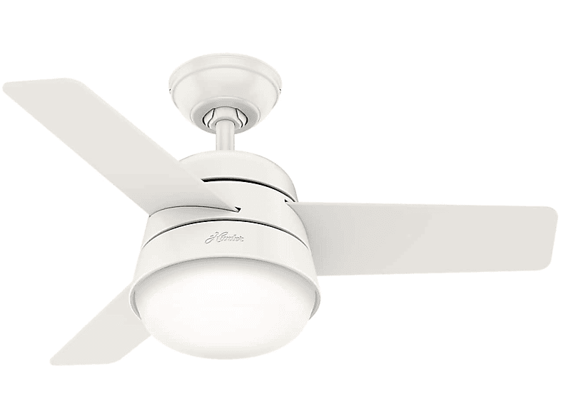 HUNTER FANS Finley Deckenventilator Weiß (50 Watt) MediaMarkt