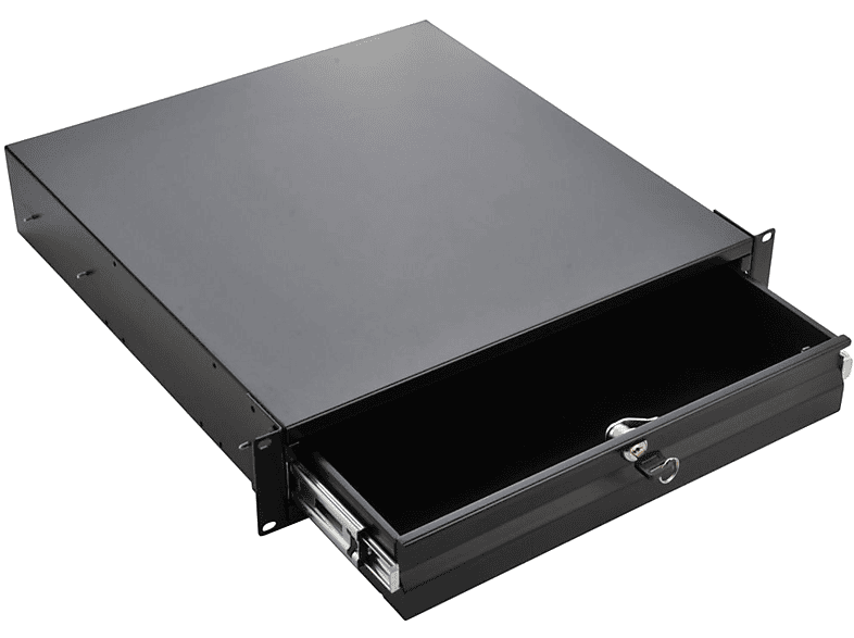 Estante para Rack  - 110-0189 Cajón deslizante con llave para armario rack 19" KIMEX