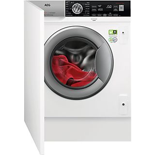 Lavadora carga frontal - AEG L8FEC842BI, 8 kg, Blanco