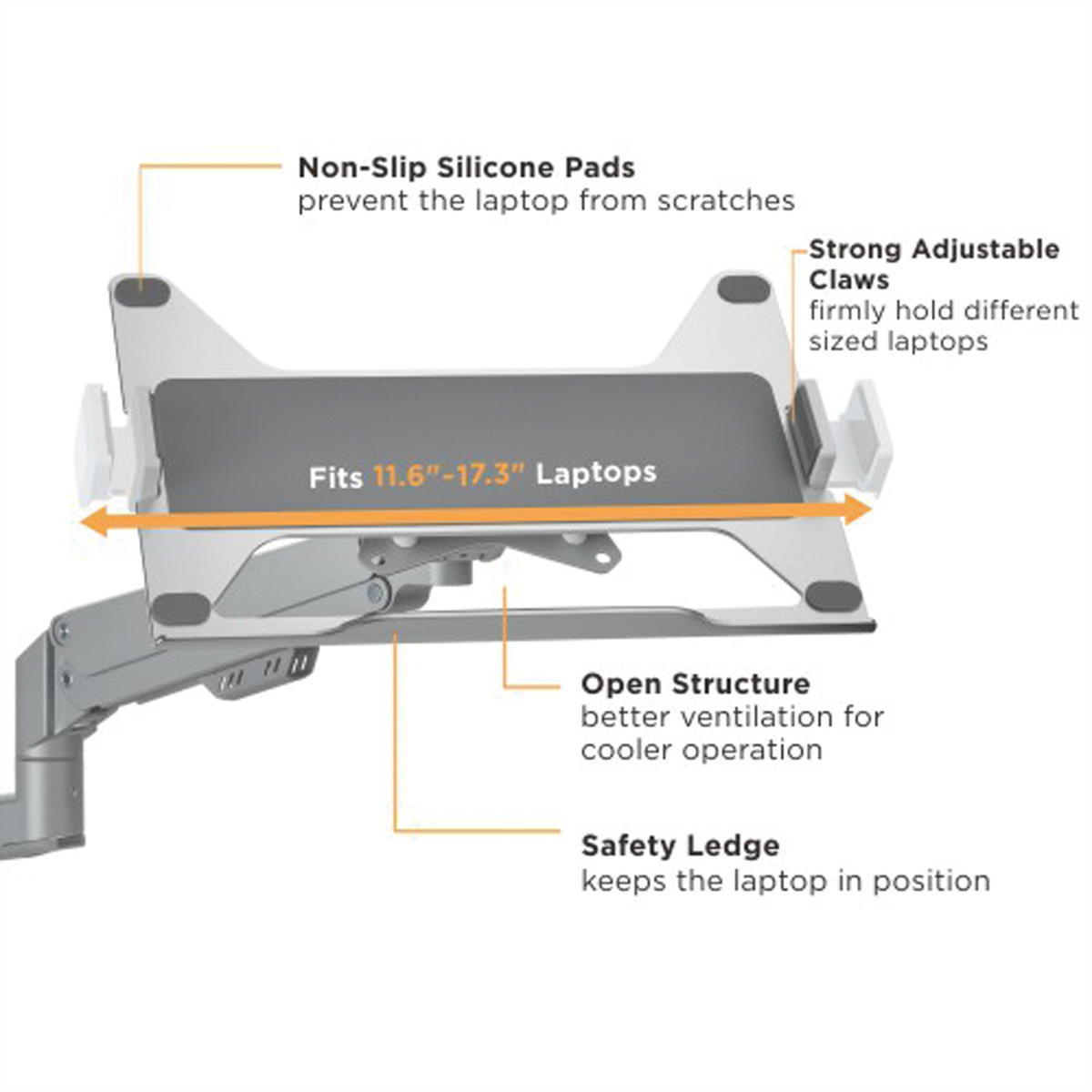 VALUE Universal Notebook-/Tablet-Halterung Halterung