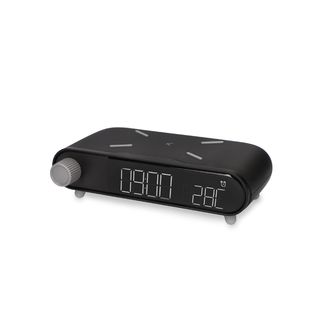 Cargador de móvil - KSIX Alarm Clock Retro Cargador Inalámbrico, Universal Universal, Negro