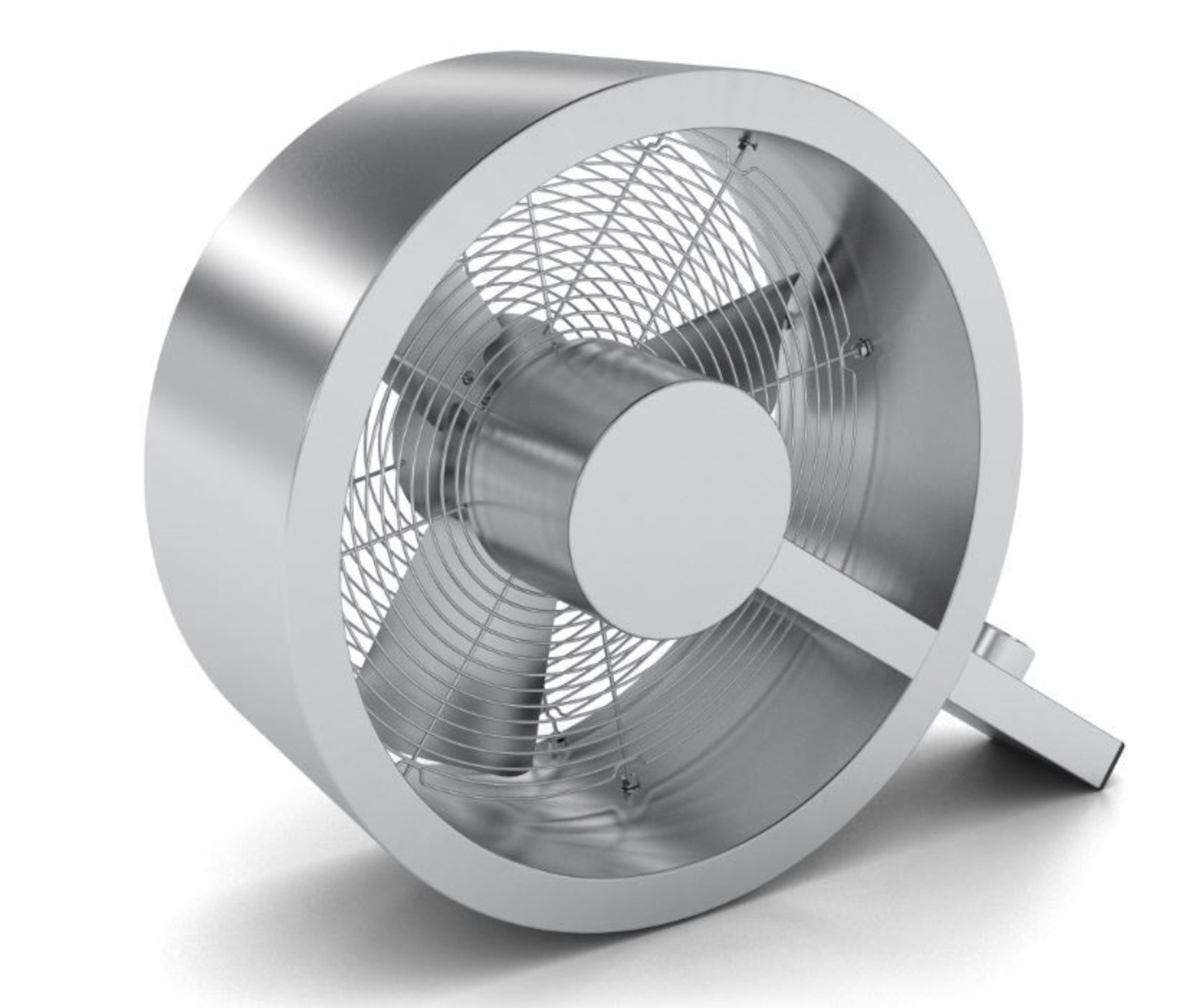 Q STADLER (40 Watt) FORM Chrom Tischventilator Ventilator