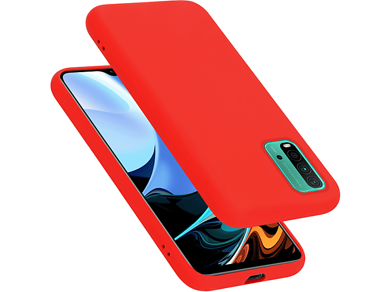 RedMi POCO Xiaomi, / CADORABO Style, Backcover, ROT M3, LIQUID Case Silicone 9T Hülle im Liquid