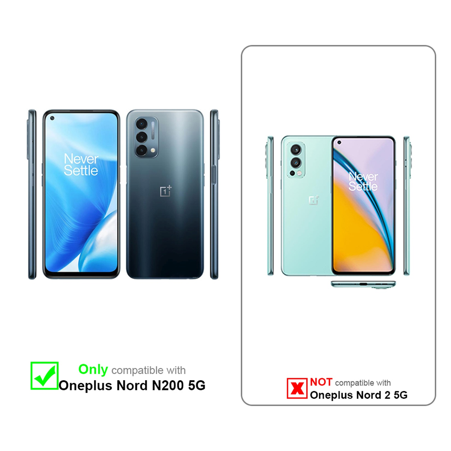 OnePlus Nord Hülle Mit Blumen Design - Kunstleder Flip Case Mit Standfunktion