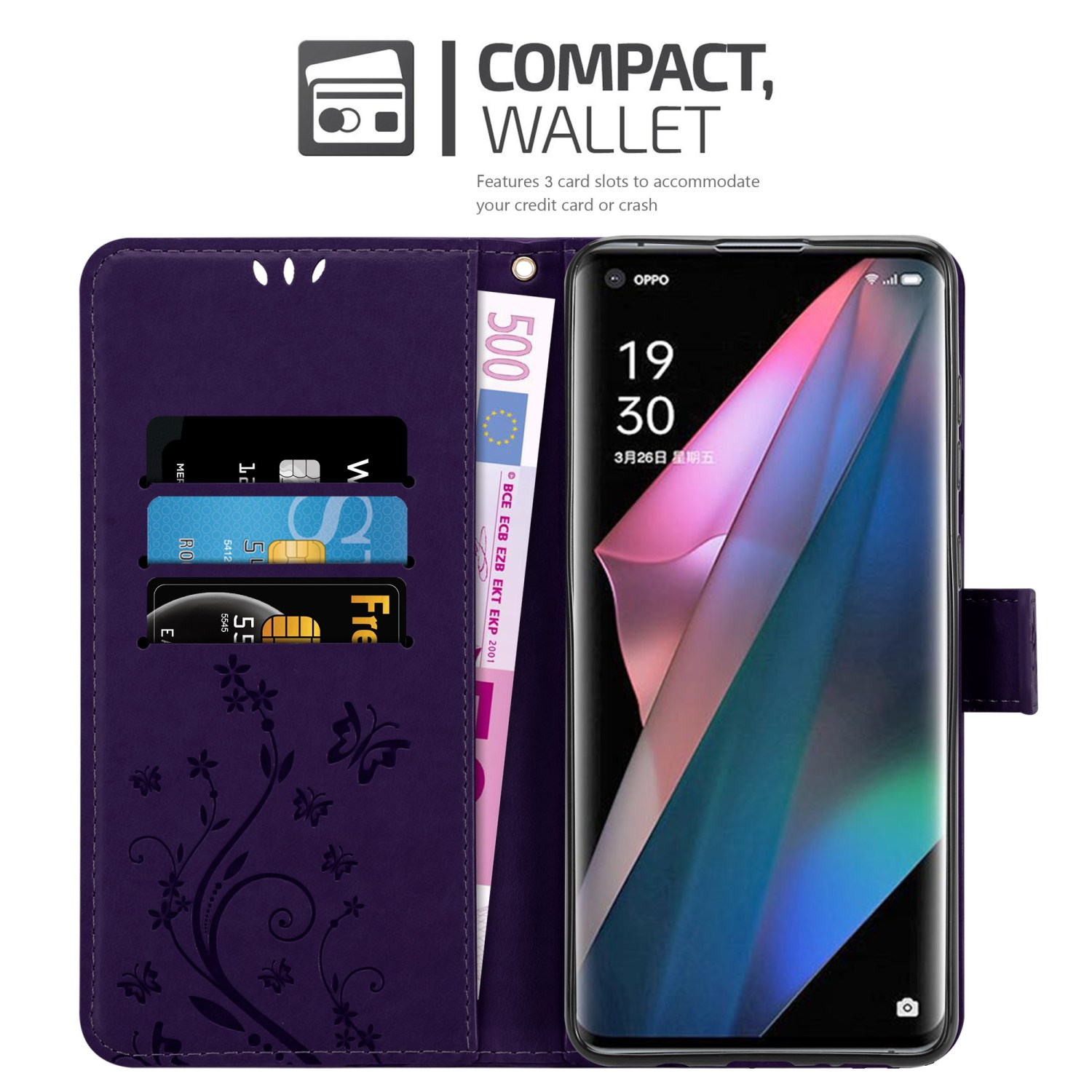 Cover Cadorabo Candy Nero Per Oppo Find X3 Lite - Custodia Morbida In TPU Sottile 1,2 Mm Antiurto