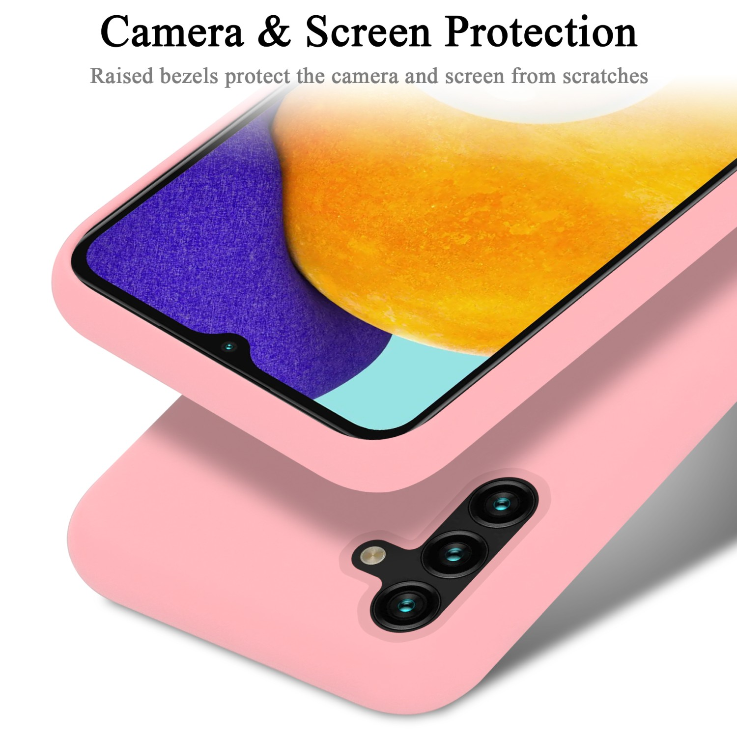 Style, Backcover, CADORABO A13 Silicone Liquid 5G, Galaxy Hülle LIQUID PINK Case Samsung, im