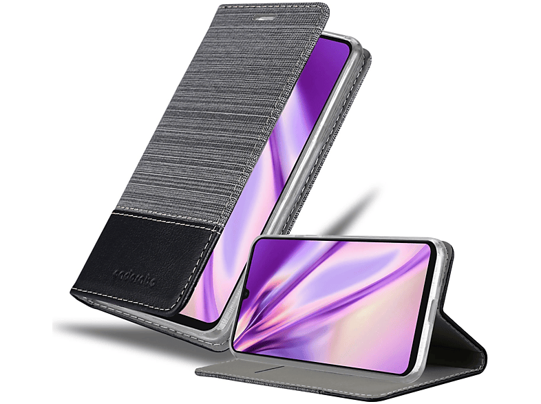 CADORABO Schutzhülle SCHWARZ Bookcover, Galaxy Book im 5G, Style, Jeans GRAU Samsung, A33