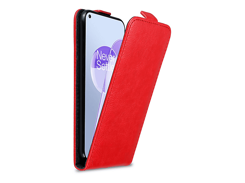 Funda Delgada Para Emporia SMART.4 - Color Negro Con Costura Roja, Material Sintético, Protección Anti-rasguños