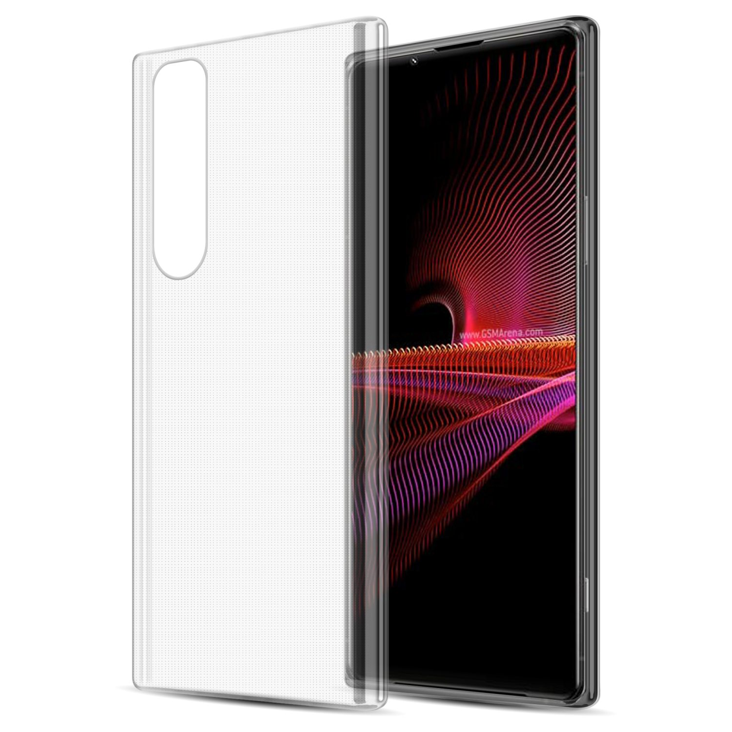 CADORABO TPU Ultra Slim AIR III, Xperia VOLL 1 Sony, TRANSPARENT Backcover, Schutzhülle