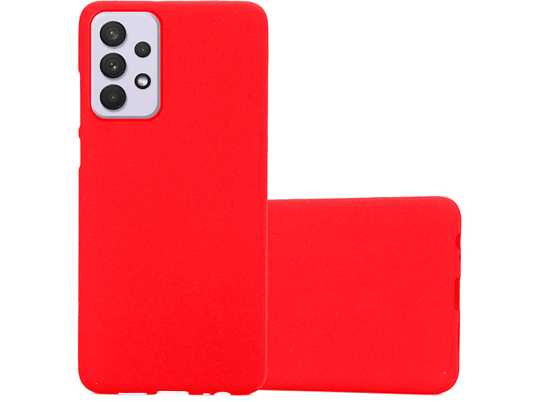 CADORABO TPU FROST Galaxy Backcover, 5G, A33 Samsung, Schutzhülle, ROT Frosted